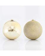 ΜΠΑΛΑ ΠΛΑΣΤΙΚΗ, ΧΡΥΣΗ, ΣΕΤ 2ΤΜΧ, 20cm Eurolamp 600-42595