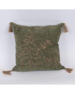 ΜΑΞΙΛΑΡΙ ΛΑΔΙ, ΜΕ ΧΡΙΣΤΟΥΓΕΝΝΙΑΤΙΚΟ ΔΕΝΤΡΟ ΚΑΙ ΕΛΑΦΙ, 45x45cm Eurolamp 600-46021