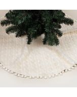 ΠΟΔΙΑ ΔΕΝΤΡΟΥ, ΛΕΥΚΗ, ΜΕ POM POM, 114cm Eurolamp 600-46640