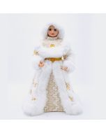 ΚΟΥΚΛΙΤΣΑ ΜΕ ΛΕΥΚΗ ΚΑΠΑ, 45cm Eurolamp 600-47105