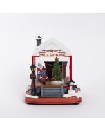 ΣΠΙΤΑΚΙ ΜΕ ΑΓΙΟ ΒΑΣΙΛΗ ΚΑΙ ΤΖΑΚΙ, ΜΠΑΤΑΡΙΑΣ, 16.5x14.5x17.5cm Eurolamp 600-47712