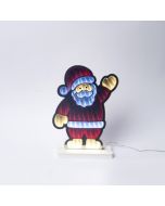 ΑΓΙΟΣ ΒΑΣΙΛΗΣ 22x5,5x30cm, ΔΙΑΚΟΣΜΗΤΙΚΟ ΣΧΕΔΙΟ ΚΑΘΡΕΦΤΗΣ ΜΕ LED ΤΑΙΝΙΑ, ΜΕΤΑΣΧΗΜΑΤΙΣΤΗ, 138 LED, ΠΟΛΥΧΡΩΜΟ LED, ΠΡΟΕΚΤΑΣΗ ΠΑΡΟΧΗΣ 3m, IP20 Eurolamp 600-48020