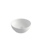 Olympia Trend Round 02 White matt - Νιπτήρας Επικαθήμενος χωρίς βαλβίδα 60120