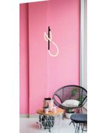 InLight Κρεμαστό φωτιστικό LED 25W 3000K από μαύρο μέταλλο και σωλήνα σιλικόνης D:65cm 6014