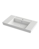 Ege Vanity 80 - Νιπτήρας Ένθετος/Κρεμαστός χωρίς βαλβίδα 60156