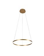 Κρεμαστό φωτιστικό LED 36W 3CCT by switch on base D:80cm 6095-AB-Golden