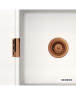 Βαλβιδα με Υπερχείλιση για Νεροχύτη Γραντίτη 15100, 15180, Copper  629384-222