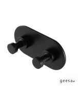Άγκιστρο μπάνιου διπλό NEMOX Geesa Inox Black Matt 6515-400