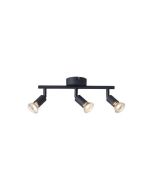 ΣΠΟΤ ΚΙΝΗΤΟ ΜΕΤΑΛΛΟ 3ΦΩΤΟ 3XGU10 Max 7W 300X80X125mm ΜΑΥΡΟ ARTE ILLUMINA VORRAS Eurolamp 145-25237