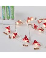 ΣΕΙΡΑ, 20 LED 3mm, ΔΙΑΚΟΣΜΗΤΙΚΑ ΑΚΡΥΛΙΚΑ ΜΑΝΙΤΑΡΙΑ, ΜΠΑΤΑΡΙΑΣ 3xΑΑ, ΧΡΟΝΟΔΙΑΚΟΠΤΗ, ΘΕΡΜΟ ΛΕΥΚΟ LED ΑΝΑ 10cm, ΑΣΗΜΙ ΧΑΛΚΙΝΟ ΚΑΛΩΔΙΟ, ΠΡΟΕΚΤΑΣΗ ΠΑΡΟΧΗΣ 30cm, IP20 Eurolamp 600-03344