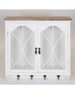 ΝΤΟΥΛΑΠΙ ΤΟΙΧΟΥ ΞΥΛΙΝΟ ΛΕΥΚΟ 59.5x17.5x60cm Eurolamp 750-42513