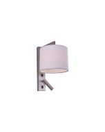 SE 122-2A LUCAS WALL LAMP NICKEL MAT B1 HOMELIGHTING 77-3582