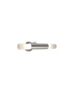 Απλίκα Χρώμιο-Οπάλ Γυαλί 1xG9 WL17066 SANTA WALL LAMP SATIN CHROME Α2 Homelighting 77-3656