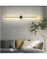 Φωτιστικό Απλίκα Επίτοιχη Μαύρη 80x8x80cm Led 12W 3000K Homelighting Viola 77-50482