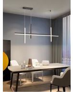 SE LED 27 BEATRICE BLACK PENDANT 100x6x13cm 27W IP20 3CCT WITH MEMORY 2 YEARS WARRANTY Α1 HOMELIGHTING 77-50605