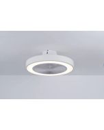 SE LED F50  MARCO WHITE FAN 30W SMART WITH CONTROL 50X50X20cm 3000K-6500K 85-265V 2 YEARS WARRA HOMELIGHTING 77-50620