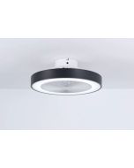 SE LED F50 MARCO BLACK FAN 30W SMART WITH CONTROL 50X50X20cm 3000k-6500k 85-265V 2 YEARS WARRAN HOMELIGHTING 77-50621