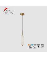 SE LED 120 LUNA TRIPLA GOLD Φ10CM PENDANT 3CCT WITH MEMORY 2 YEARS WARRANTY HOMELIGHTING 77-51158