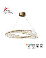 SE LED 80  OVELA ROSE GOLD  Φ80cm 3CCT REMOTE CONTROL 2 YEARS WARRANTY HOMELIGHTING 77-51193
