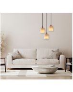 SE21-BR-10-3BL-SH3 MAGNUM BRONZE Brown Shade Pendant+ HOMELIGHTING 77-8743