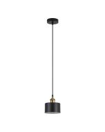 SE21-BR-10-MS1 MAGNUM BRONZE Black Metal Shade Pendant+ HOMELIGHTING 77-8760