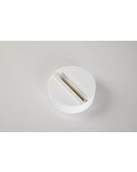 TRIO-CRB-WH-3PH TRIO CEILING ROSETTE WHITE 3PHASE D10x3cm 220-240V HOMELIGHTING 77-9108