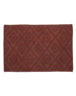 Πατάκι Μπάνιου Βαμβακερό 60x90cm Sealskin Aztec Dark Pink 800097