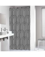 Brave 180x200 black κουρτίνα μπάνιου πλαστική Sealskin  800148