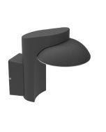 it-Lighting Wabash LED 7W 3CCT Outdoor Wall Lamp Black D:13cm 80208310