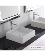 Νιπτήρας TEOREMA 39x39 επιτραπέζιος, SCARABEO Ιταλίας 8031/40-300