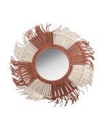 ΚΑΘΡΕΦΤΗΣ ΜΕ ΠΛΕΞΗ ΛΕΥΚΟΣ - ΚΟΚΚΙΝΟΣ 63x2x63cm Eurolamp 811-70018