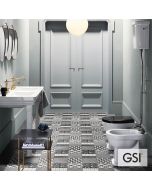 Λεκάνη Υψηλής Πίεσης Κατωστόμια CLASSIC με καζανάκι και κάλυμμα Soft Close MS87C Black, GSI White 871000HNC-300