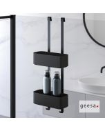 Μπουκαλοθήκη Διπλή 25x11,5 - h65 εκ. Frame Geesa Black Matt 8902-400