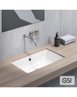 Νιπτήρας Πορσελάνης Kube 60x37 Υποκαθήμενος, GSI White 89539-300