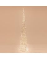 ΚΩΝΟΣ ΦΩΤΙΖΟΜΕΝΟΣ ΙΡΙΔΙΖΩΝ 210cm, 2400 LED, 31V ΜΕΤΑΣΧΗΜΑΤΙΣΤΗ, TIMER, ΑΣΗΜΙ ΧΑΛΚΙΝΟ ΚΑΛΩΔΙΟ, ΘΕΡΜΟ ΛΕΥΚΟ LED, ΠΡΟΕΚΤΑΣΗ ΠΑΡΟΧΗΣ 5m, IP44 Eurolamp 600-22485