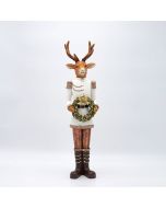 ΤΑΡΑΝΔΟΣ ΠΟΛΥΡΕΖΙΝ, ΜΕ ΣΤΕΦΑΝΙ, 41.5cm Eurolamp 600-47119