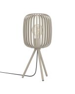 Φωτιστικό Επιτραπέζιο Τρίποδο Ø25xxH435mm 1xE27 Μαύρο-Μπεζ Eglo Romazzina 900521