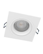 Σποτ Χωνευτό Λευκό Τετράγωνο 9,3x9,3cm LED 2700-6500K 345lm RGBW Τηλεχειριστήριο Eglo Carosso-Z 900765