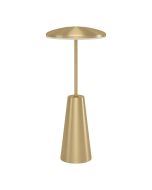 Φωτιστικό Επιτραπέζιο Επαναφορτιζόμενο Touch IP44 Led 2w 3000K 200lm Brushed Brass Eglo Piccola 900923