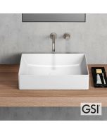 Νιπτήρας Πορσελάνης Kube-X 60x37 GSI White 9453-300