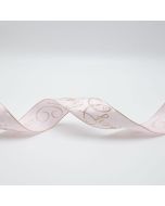 ΚΟΡΔΕΛΑ ΡΟΖ ΣΑΤΕΝ ΜΕ GLITTER MERRY CHRISTMAS, 914x6.3cm Eurolamp 600-47856
