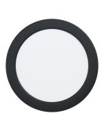 Σποτ Στρογγυλό Χωνευτό Μαύρο 15,5cm IP44 LED 10,5w 3000K 1350lm Eglo Fueva-5 99212