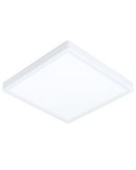Πλαφονιέρα Λευκή Τετράγωνη 28,5cm IP44 LED Panel 20w 3000K 2400lm Eglo Fueva 5 99268