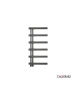 Θερμαινόμενη Πετσετοκρεμάστρα μπάνιου Inox ACCENT 100x50 Black Brushed PVD ACC10050-411