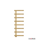 Θερμαινόμενη Πετσετοκρεμάστρα μπάνιου Inox ACCENT 138x50 Brushed Brass(Gold) PVD ACC13850-211