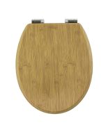 Καπάκι Λεκάνης BAMBOO από MDF Φυσικό 37.3x45.5x5.7cm AWD02181598  AWD02181598