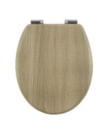 Καπάκι Λεκάνης NATUR από MDF Φυσικό 37x45.7x5.8cm AWD02181702  AWD02181702
