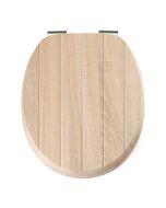 Καπάκι Λεκάνης EDESSA από MDF Φυσικό 37.5x45.6x5.5cm AWD02181911  AWD02181911