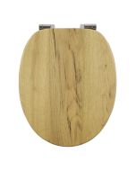 Καπάκι Λεκάνης AMARGURA από MDF Φυσικό 37.6x45.5x5.5cm AWD02181977  AWD02181977
