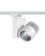 WHITE LED TRACK LIGHT 30W 4000K 4WIRES 36° 2250LM 230V Ra80 ACA BIENAL3040W4